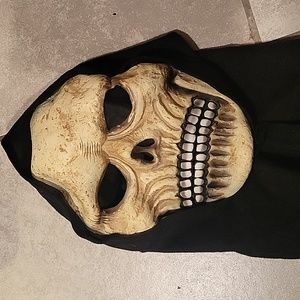 Halloween Skeleton hood mask.